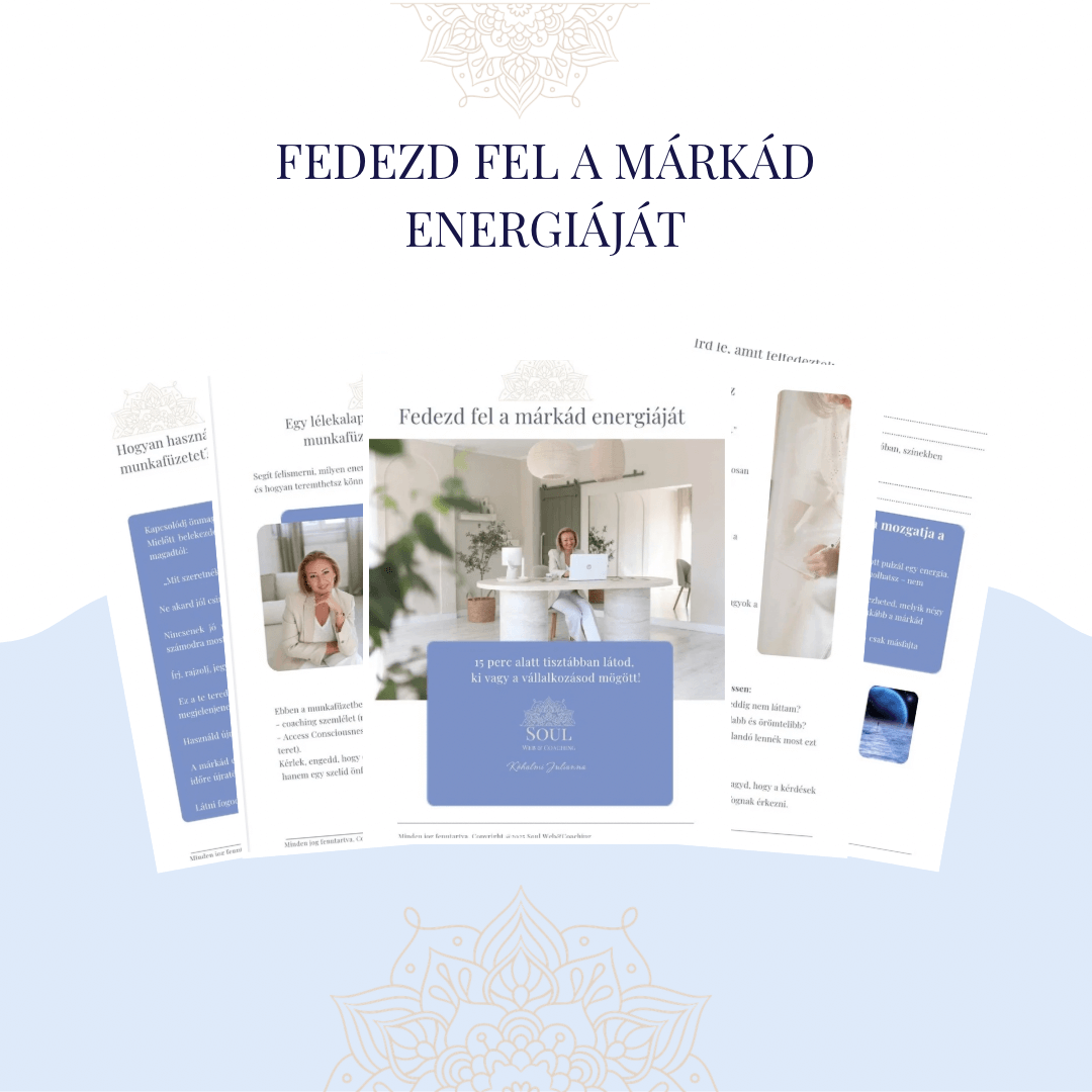 Új Fedezd fel a márkád energiáját